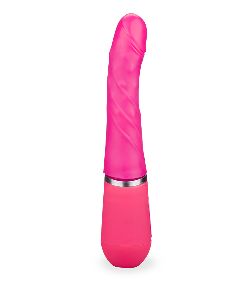 Sensitive touch vibrating and thrusting vibrator