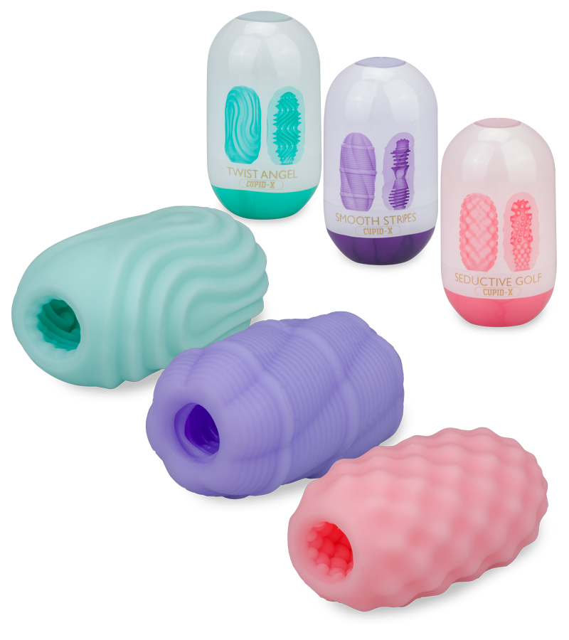 Set of 3 egg masturbators Size M