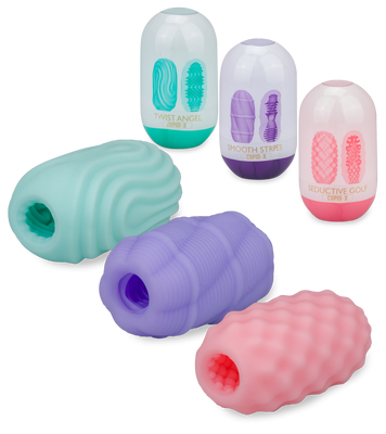 Set of 3 egg masturbators Size M