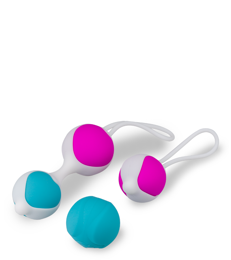 Set of silicone Ben Wa balls