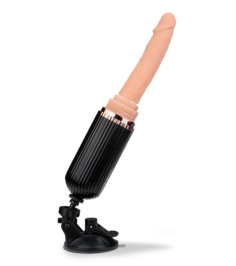 Sex machine for suction-cup dildos and vibrating dildos 7.00 inches