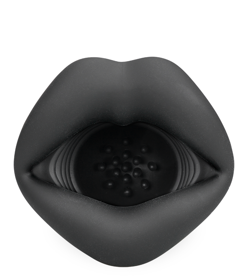 Sexy Mouth vibrating penis tip masturbator