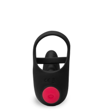 Load image into Gallery viewer, Shape vibrating double cock ring and testicle massager