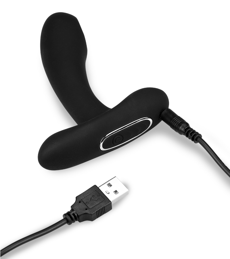 Shell throbbing prostate massager