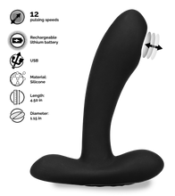 Load image into Gallery viewer, Shell throbbing prostate massager