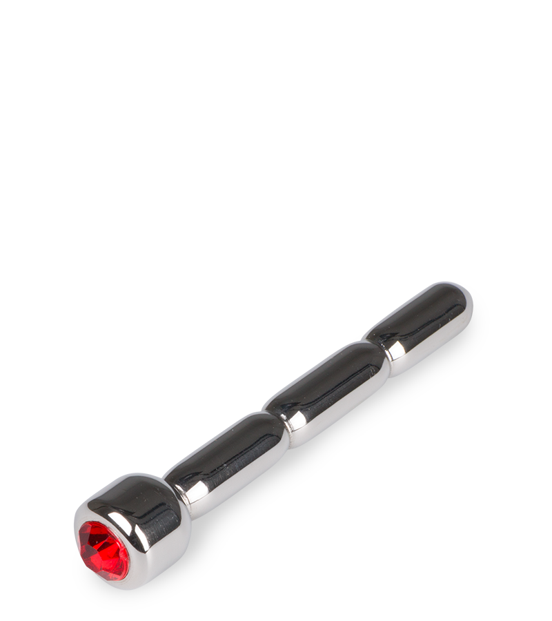 Short rhinestone urethral plug