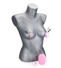 Load image into Gallery viewer, Signal vibrating electrosex nipple clamps and vibrating love egg