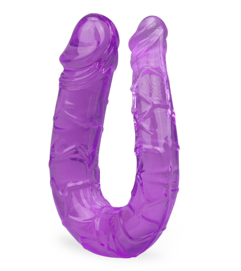 Silicone double penetration dildo
