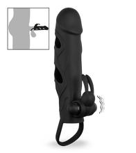 Load image into Gallery viewer, Silicone rabbit vibrator penis sleeve