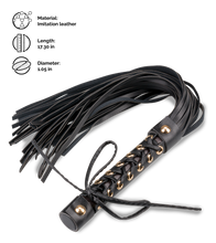 Load image into Gallery viewer, Small laced flogger