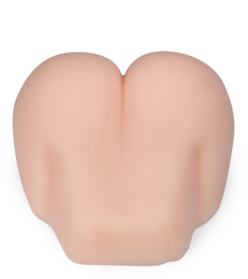 Small realistic round butt masturbator