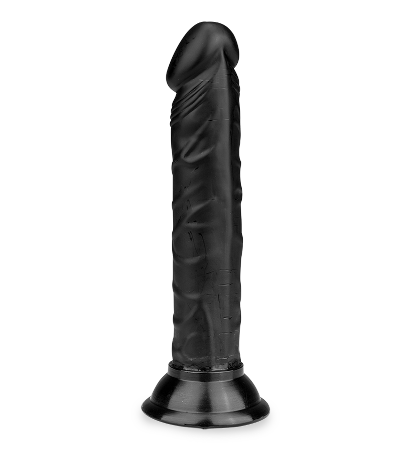 Small suction cup dildo for vagina and anus