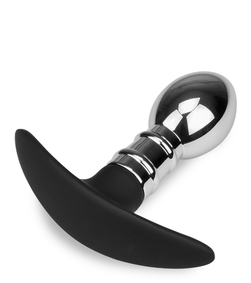 Smash steel and silicone butt plug