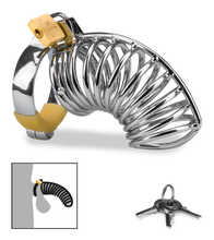 Load image into Gallery viewer, Snaily penis chastity cage