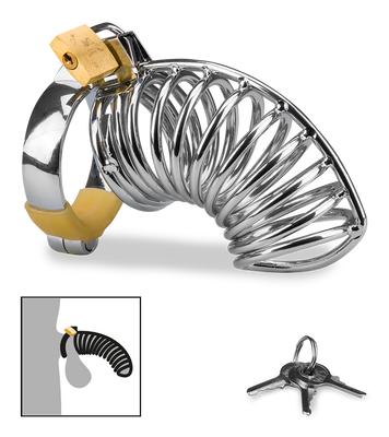 Snaily penis chastity cage