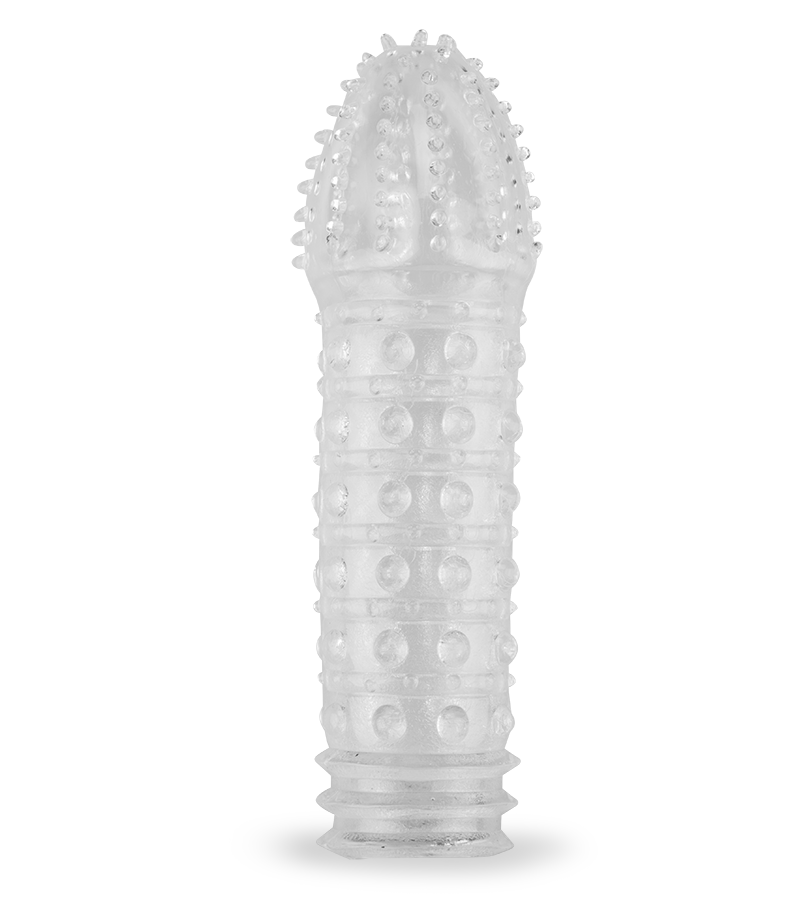 Soft textured penis sleeve