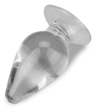 Load image into Gallery viewer, Softy clear suction cup anal plug