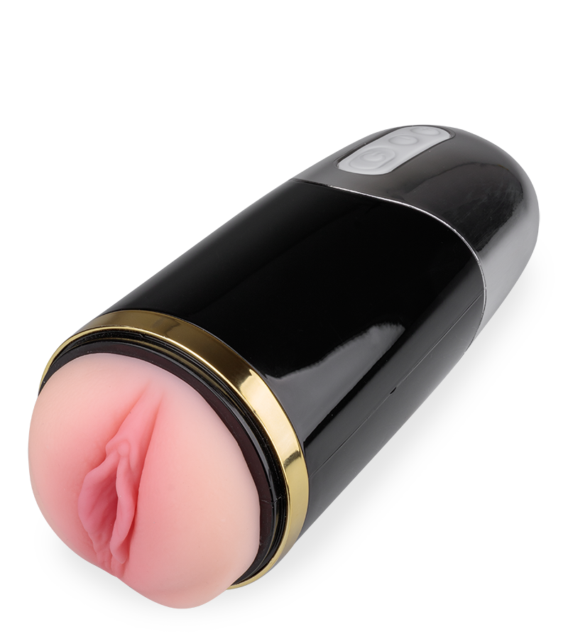 Solstice realistic vibrating masturbator