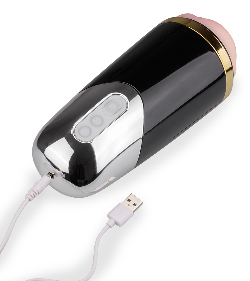 Solstice realistic vibrating masturbator