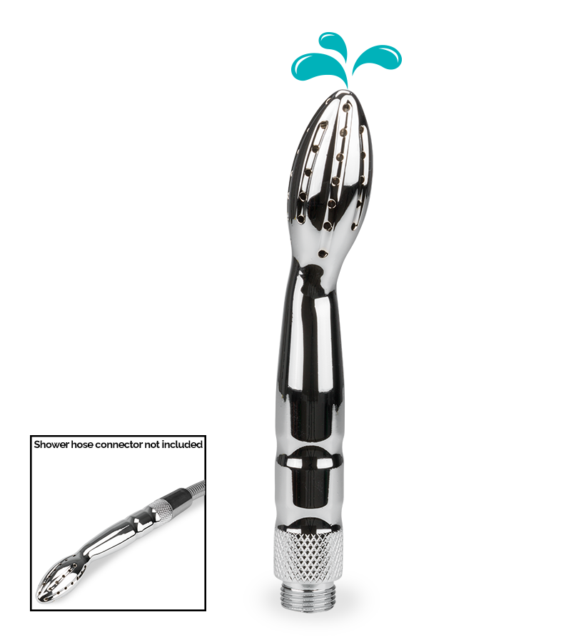 Solution anal douche nozzle