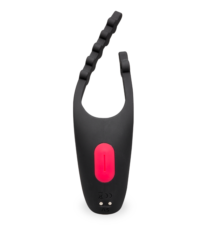 Spaceship adjustable vibrating cock ring