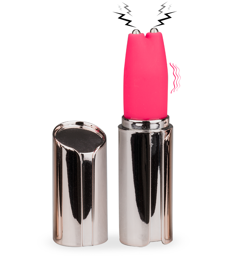 Spark vibrating electrosex lipstick clit stimulator