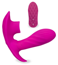 Load image into Gallery viewer, Special cunnilingus vibrating knickers with heated dildo