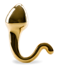 Load image into Gallery viewer, Sperm-shaped glass butt plug