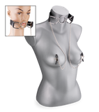 Spider gag with nipple clamps 1.50 inches