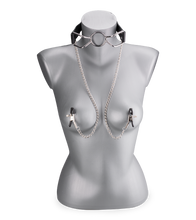 Load image into Gallery viewer, Spider gag with nipple clamps 1.50 inches