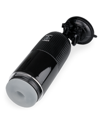 Load image into Gallery viewer, Spinny masturbator with rotating sleeve and suction-cup base