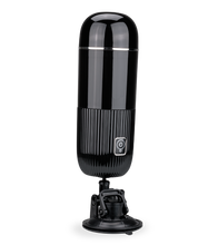 Load image into Gallery viewer, Spinny masturbator with rotating sleeve and suction-cup base
