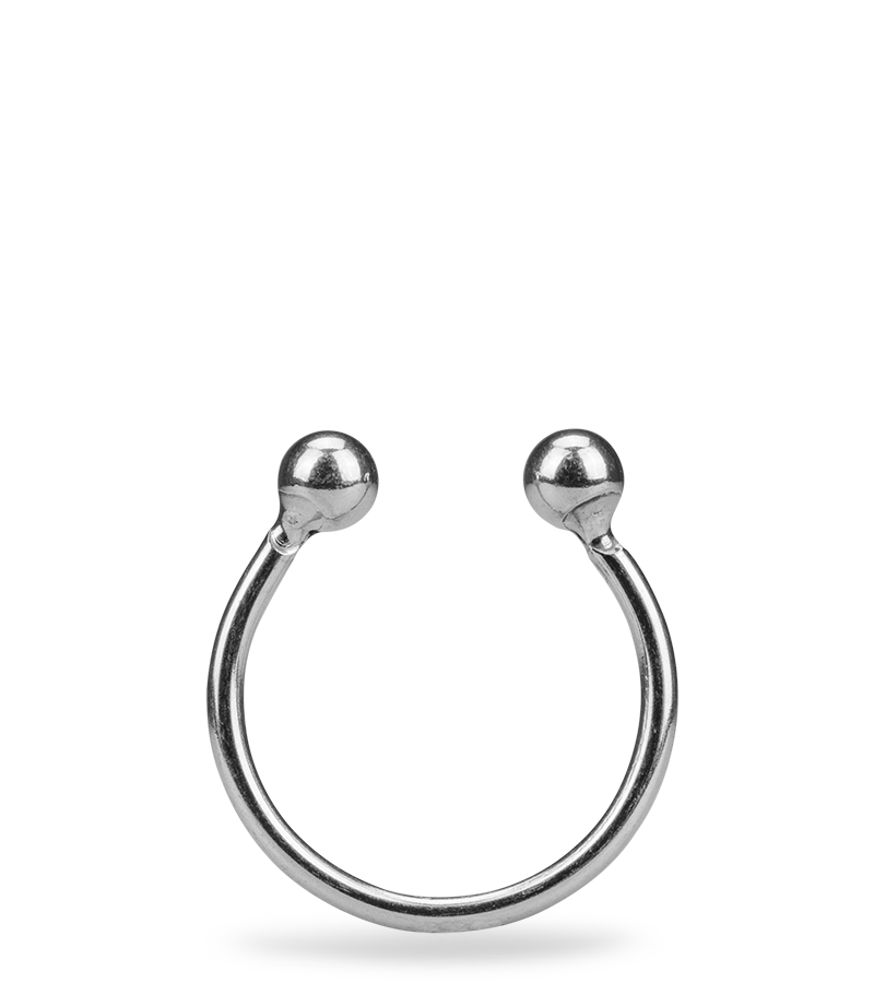 Stainless steel horseshoe cock tip ring