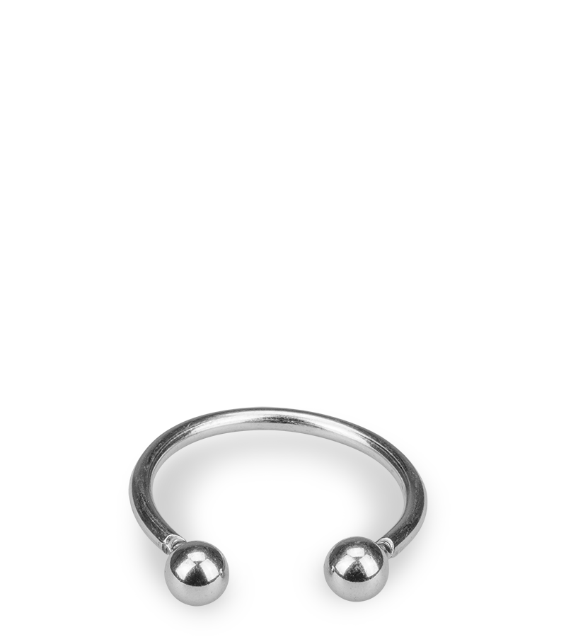 Stainless steel horseshoe cock tip ring