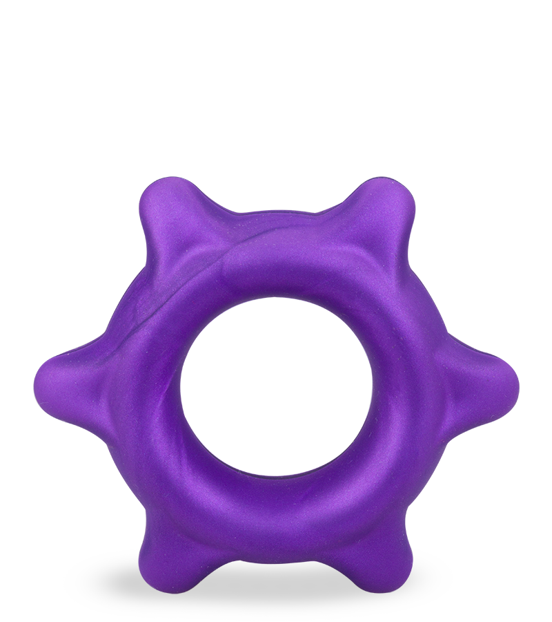 Starfish medical-grade silicone cock ring