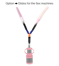 Load image into Gallery viewer, Stick for double-dildo anal and vaginal fucking machine