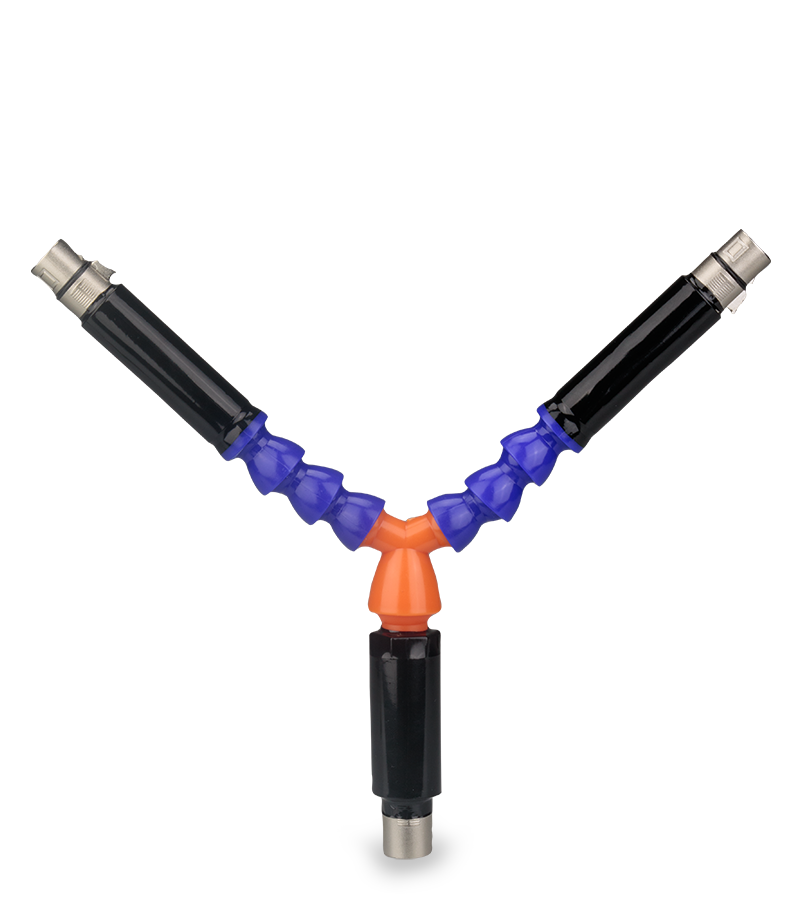 Stick for double-dildo anal and vaginal fucking machine