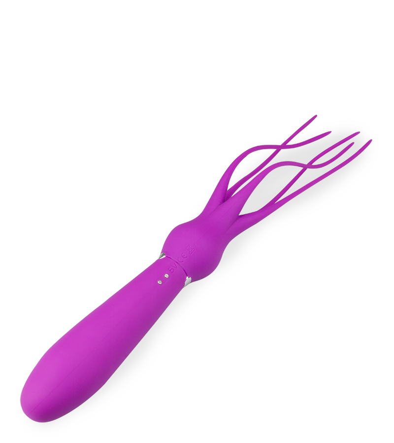 Stimulator with vibrating fronds