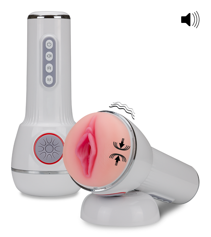 Storm vibrating airbag masturbator