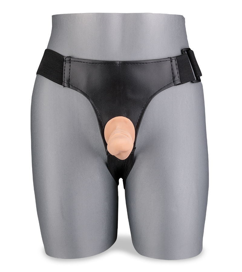 Strap on harness kit with two small removable dildos