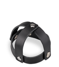 Load image into Gallery viewer, Strappy leather cock ring