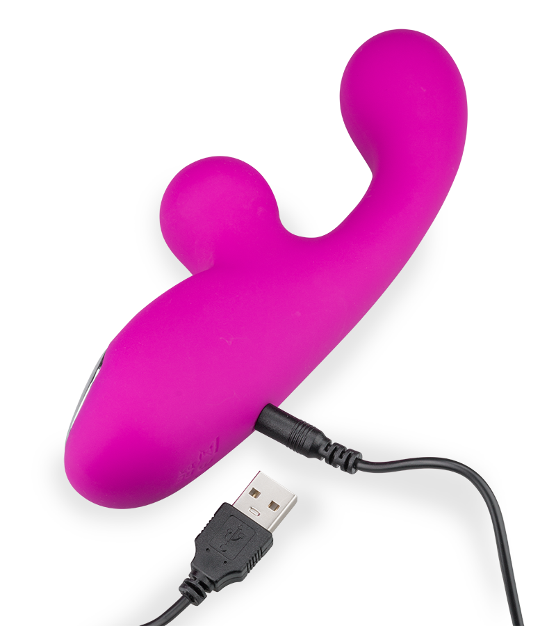 Summer Fling throbbing rabbit vibrator with screen