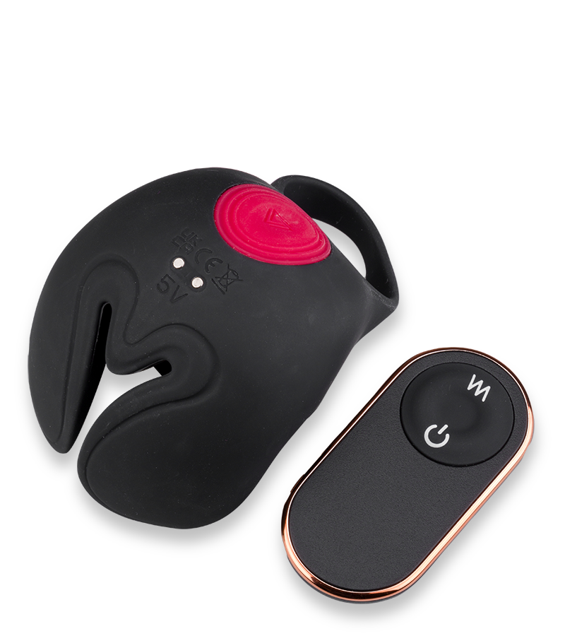 Sunday ball-massaging vibrating cock ring