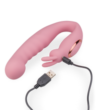 Load image into Gallery viewer, Sweet Bunny curved G-spot vibrator