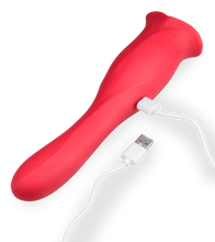 Load image into Gallery viewer, Sweet Kiss 2-in-1 mouth and vibrating tongue vibrator