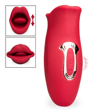 Load image into Gallery viewer, Sweet Kiss vibrating tongue clit stimulator