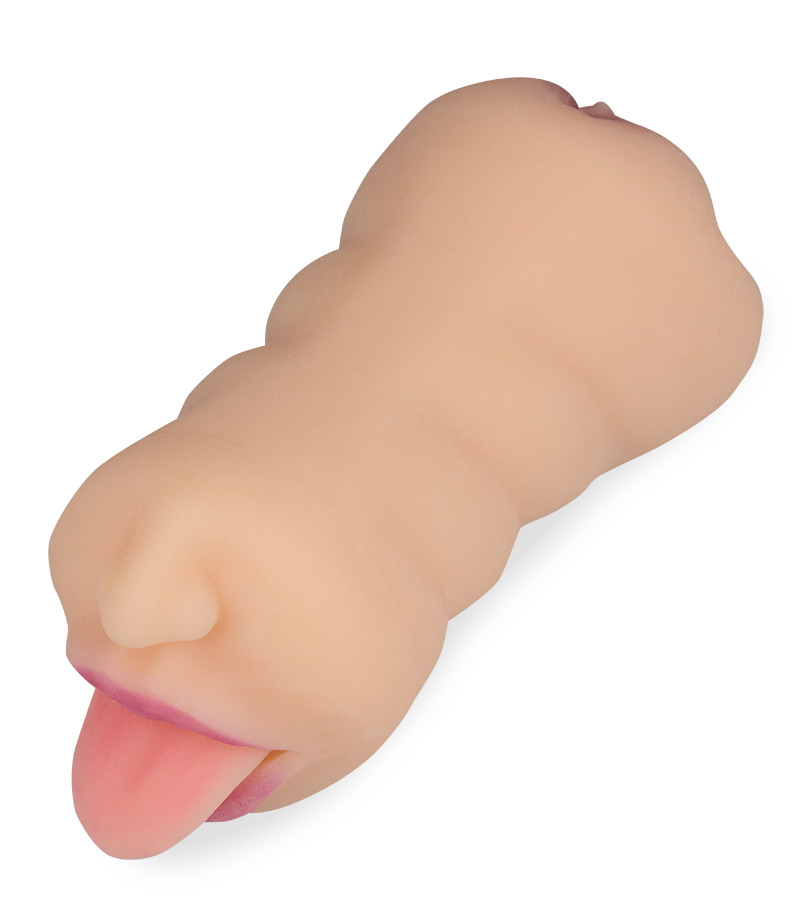 Talia pocket pussy mouth with big tongue and vagina