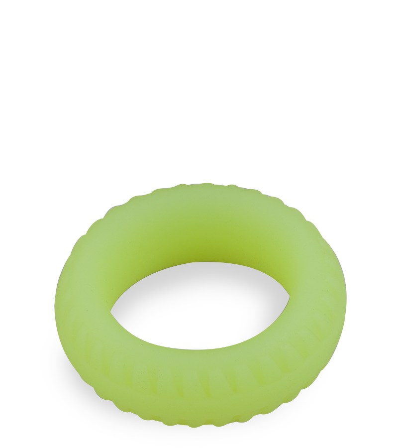 Tavala medical-grade silicone glow-in-the-dark cock ring