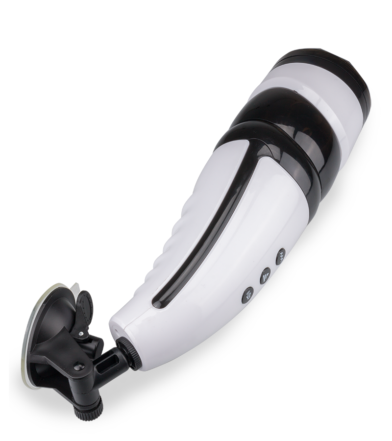 Telescopic pump action thrusting masturbator