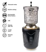 Load image into Gallery viewer, Tempest thrusting and rotating masturbator